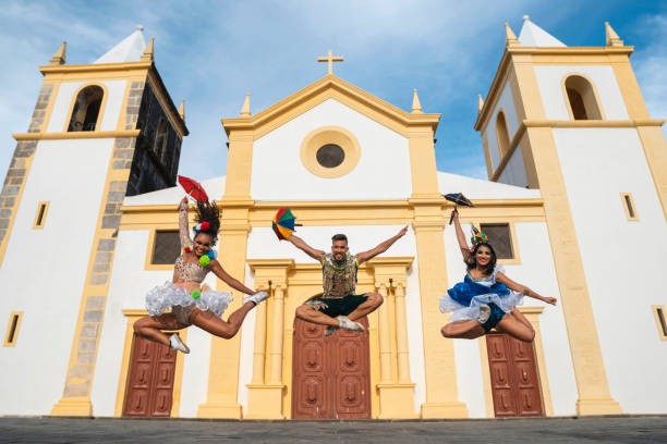 istock Frevo dancer at the Brazilian Carnival 1465314200