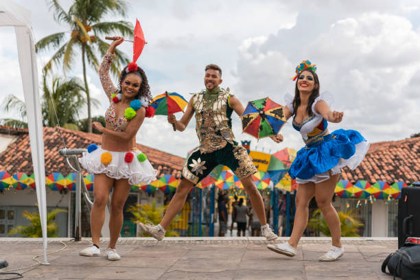 istock Frevo dancer at the Brazilian Carnival 1465314911