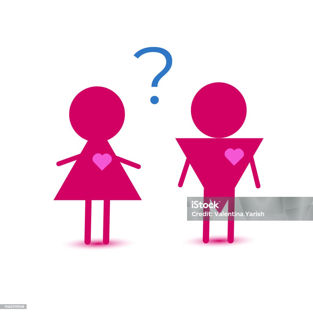 egy pár szerelmes, akiknek van valami közöttük, geometriai egyszerű stílusban - Jogdíjmentes Boldogság témájú vektoros stock alkotások egy pár szerelmes, akiknek van valami közöttük, geometriai egyszerű stílusban - Jogdíjmentes Boldogság témájú vektoros stock alkotások