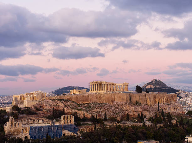 istock Parthenon in golden hour, Acropolis, Athens 1465324127