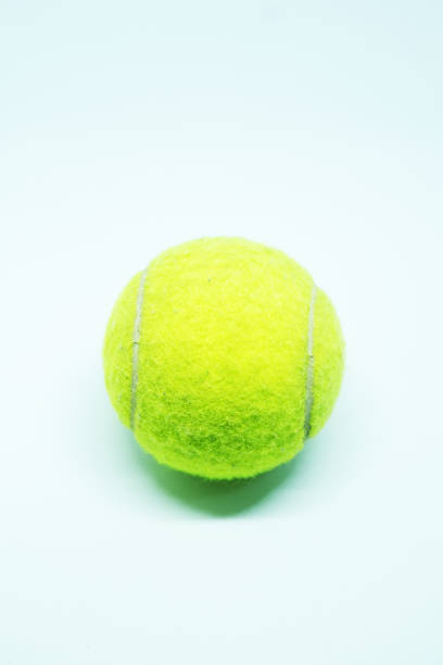 istock Tennis Ball on White Background 1465333224