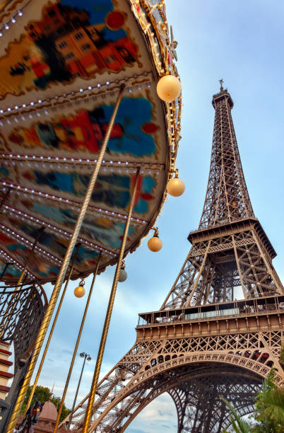 istock Carousel in front of the Eiffel Tower 1465334432