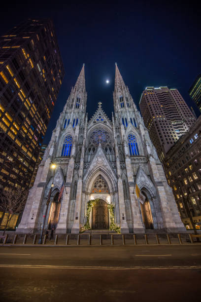 St. Patrick's Cathedral, New York City, NY, USA stock photo