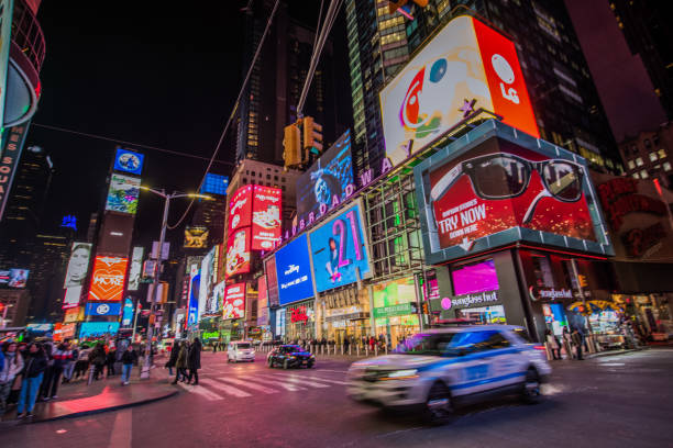 Times Square, Midtown Manhattan, New York City, NY, USA stock photo