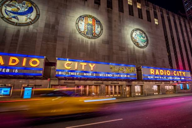 Radio City Music Hall, New York City, NY, USA stock photo