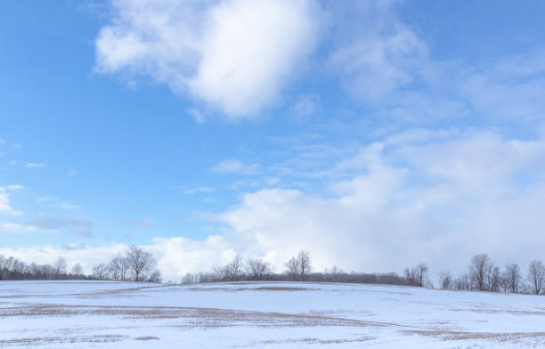 istock Idyllic winter country landscape 1465341776