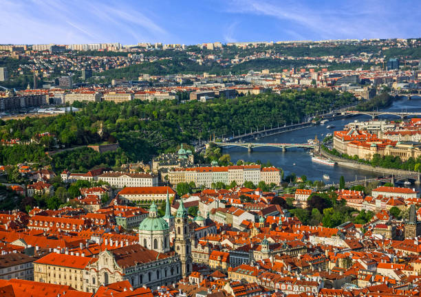 istock Prague cityscape, Czech Republic. Panoramic view 1465348988