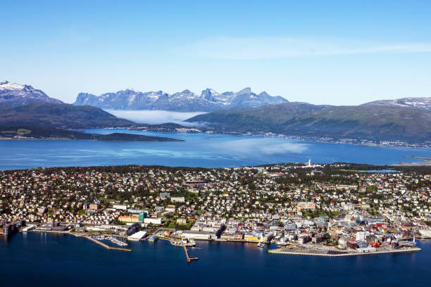 istock Tromso city panoramic landscape, Norway 1465349410