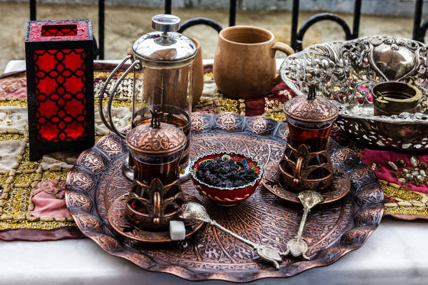 istock Turkish traditional tea table appoirtments 1465349540