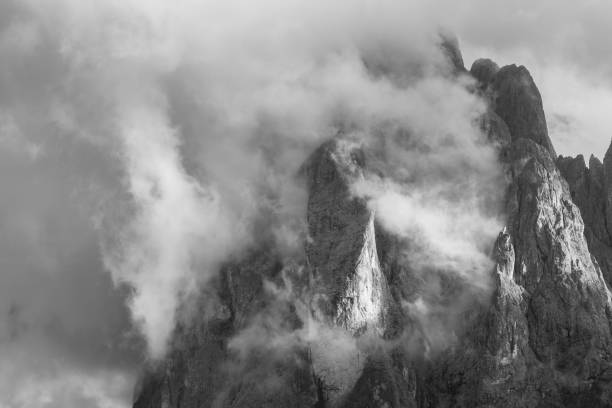 istock View on the Sella group in a cloudy day - Val Gardena, Dolomites 1465349819