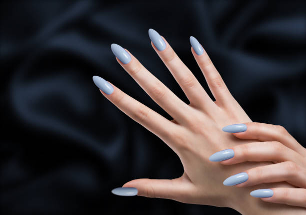 istock Amazing natural nails. Women's hands with a clean manicure. 1465357705
