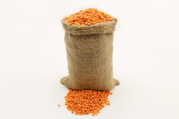 istock Masoor dal (Lens culinaris), also called red lentil 1465359564