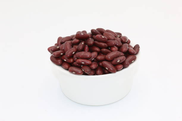 istock red kidney bean in white ceramic bowl isolated on white background 1465363196