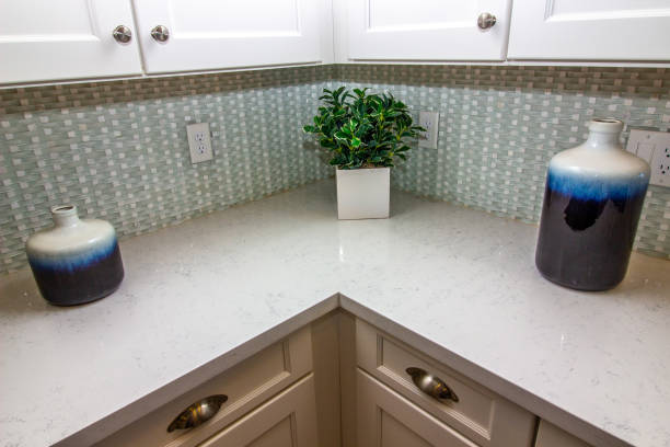 istock Decorative Jugs & Plant On Kitchen Counter 1465367306