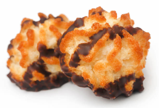 istock Tasty coconut chocolate cookies 1465368448