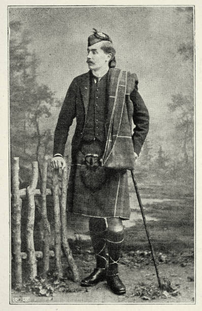 istock Simon Fraser, 14th Lord Lovat, Scottish soldier,  aristocrat, wearing kilt, 1890s 1465372745