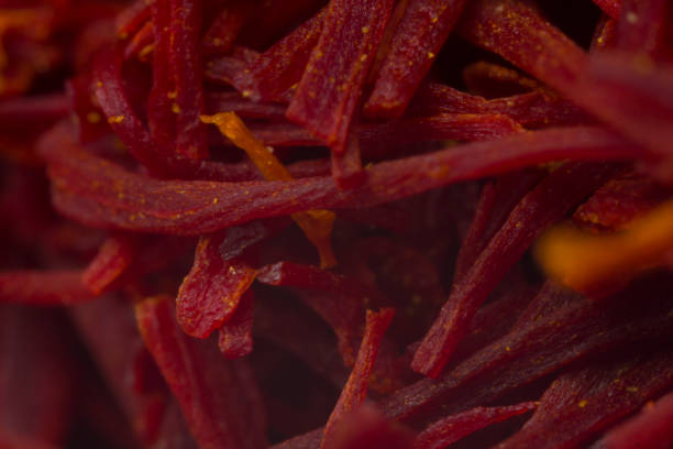 Close up on saffron texture
