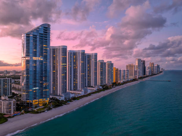 istock Sunny Isles Beach at Sunset 1465402169