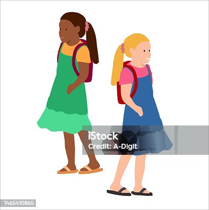 istock Youngsters First Day Green Dress 1465410865