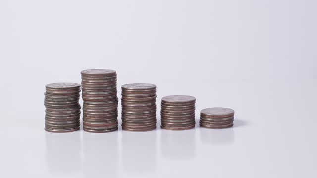 Coins UnStacking as a wealth loss concept