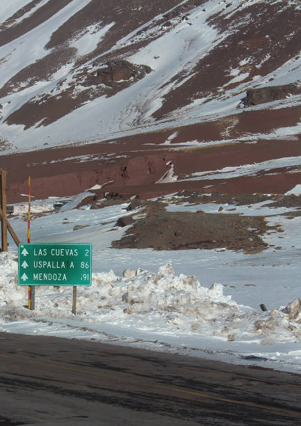 istock Road signpost high in the Andes mountain range 1465434614