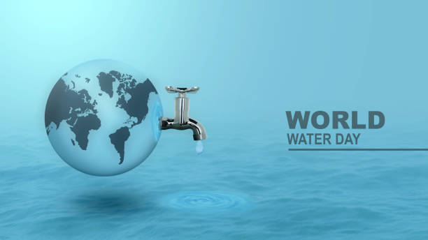 weltwassertag - sustainable resources water conservation water faucet stock-fotos und bilder