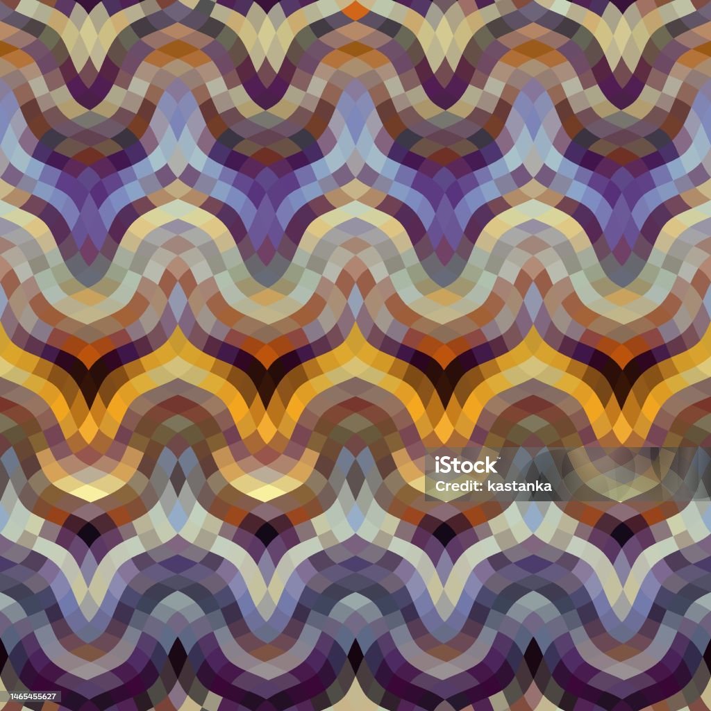 Geometric Poly Patterns Geometric Abstract Pattern In Low Poly Style Seamless Wavy Pattern ...