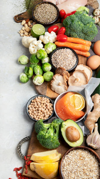istock Selection of healthy food. 1465456690