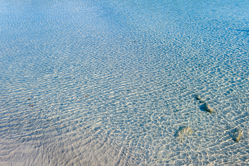 Crystal clear water at the Spiaggia del Principe in Sardinia