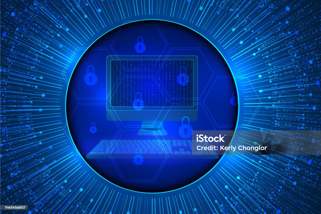 Desktop Pc Protection And Security By Binary Code Technology Abstract ...