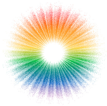 Sunburst background with Zoom Effect