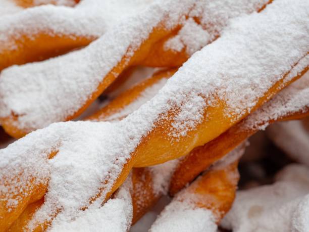 istock Homemade cakes in white powdered sugar. 1465457989