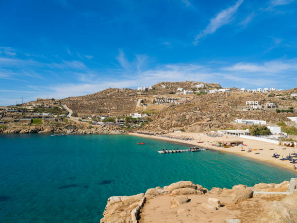 istock Super paradise beach on Mykonos island, Greece 1465459202