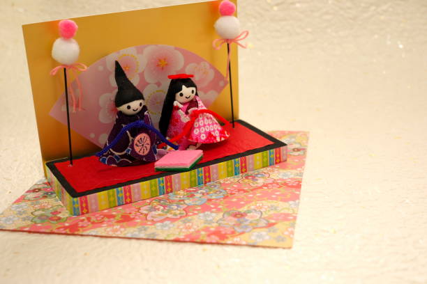istock Hina doll decoration (Momo no Sekku) 1465459291