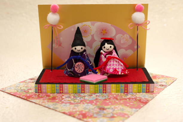istock Hina doll decoration (Momo no Sekku) 1465459293