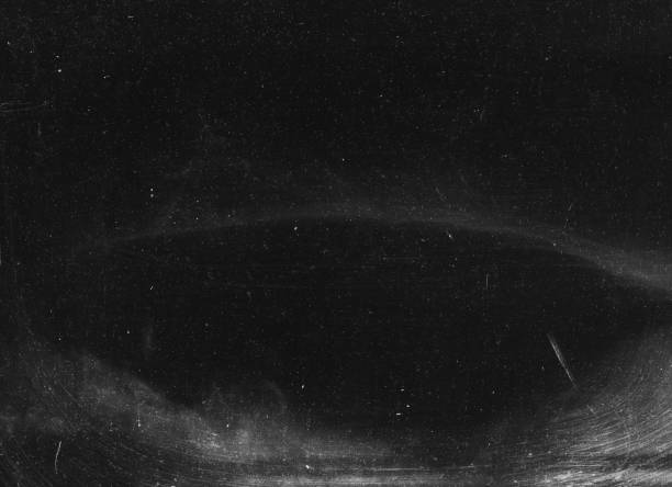 오래된 질감 먼지 스크래치 오버레이 블랙 화이트 - 곡초류 뉴스 사진 이미지