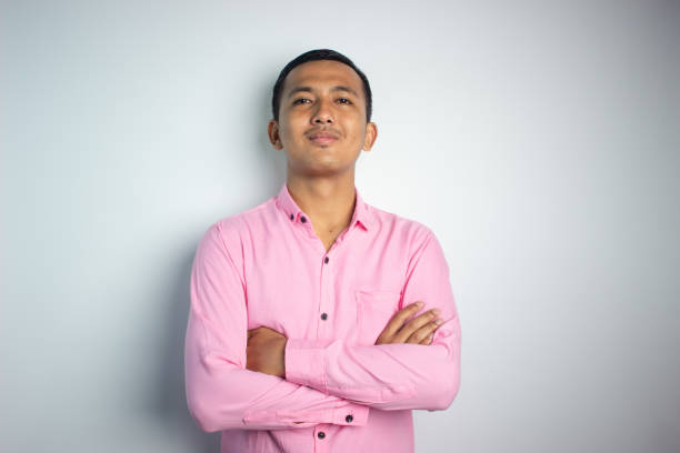 istock Portrait of confident smiling Asian young man. 1465470372