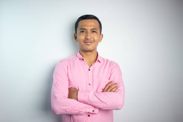 istock Portrait of confident smiling Asian young man. 1465470377