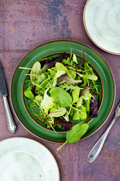 istock Fresh natural green salad 1465470536