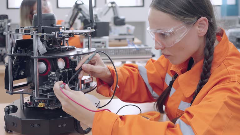 Laboratory for experimenting and testing robotic arms.