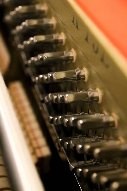 istock Vertical selective shot of the inside of a piano 1465489568