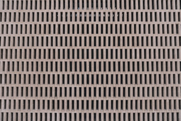 istock Closeup shot of a pattern of brick blocks, modern ceramic pieces for architecture 1465493170
