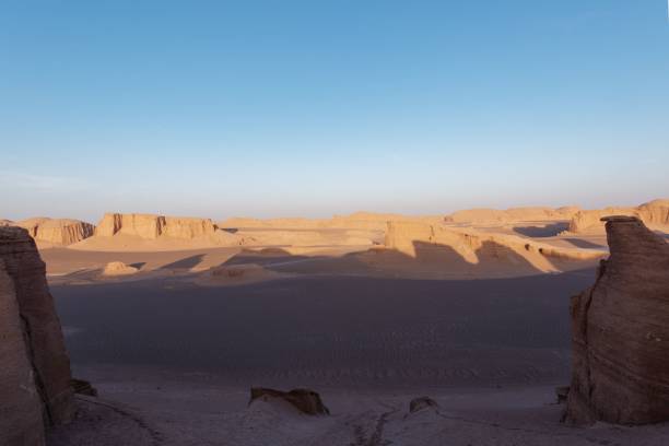 istock Landscape with clear blue sky, sand dunes, no people, serene feel 1465495763