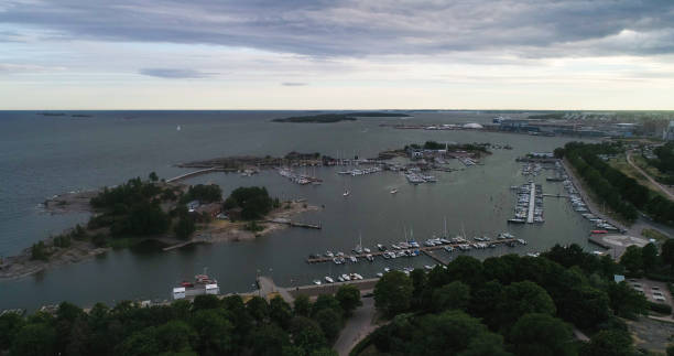 istock Helsinki Merisatama cloudy summer evening 1465497259