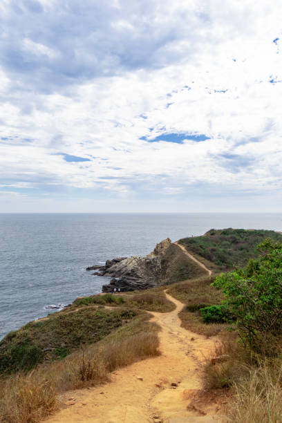 istock Mesmerizing view of a beautiful seascape against a cloudy sky 1465497391