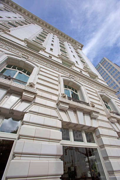 istock Low angle shot of old style buildings in Utah 1465501537
