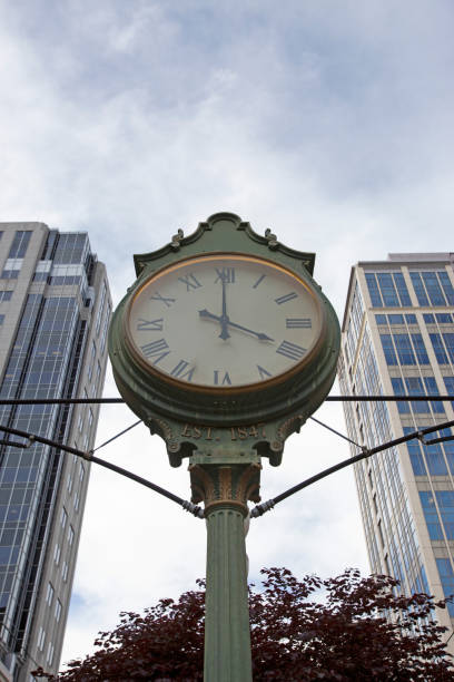 istock Decorative clock in the Salt Lake city 1465501540