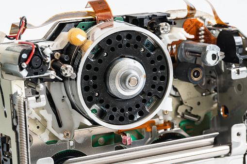 internal structure of the video camera