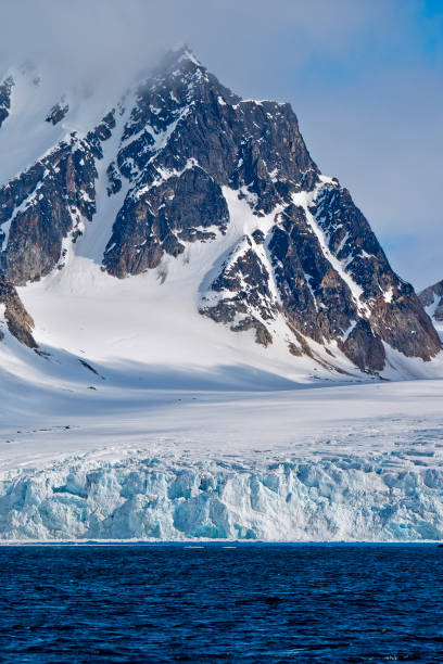 istock Deep Blue Glacier and Snowcapped Mountains, Albert I Land, Norway 1465514125