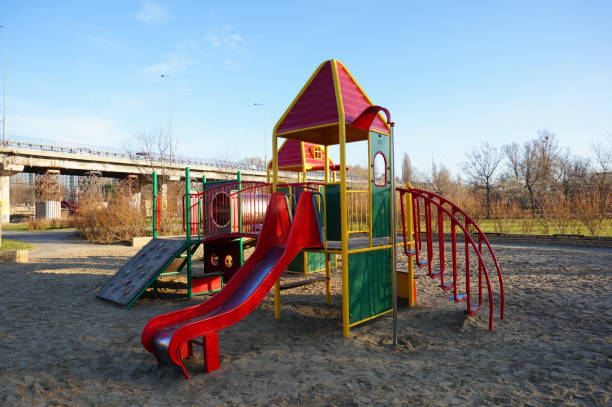 istock Piece of Climbing equipment on a playground 1465515024